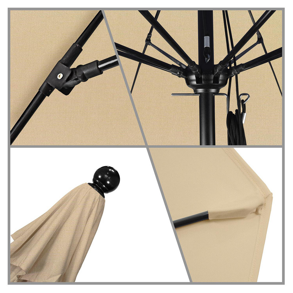 California Umbrella Patio Umbrellas; Fabric Color Beige; Frame