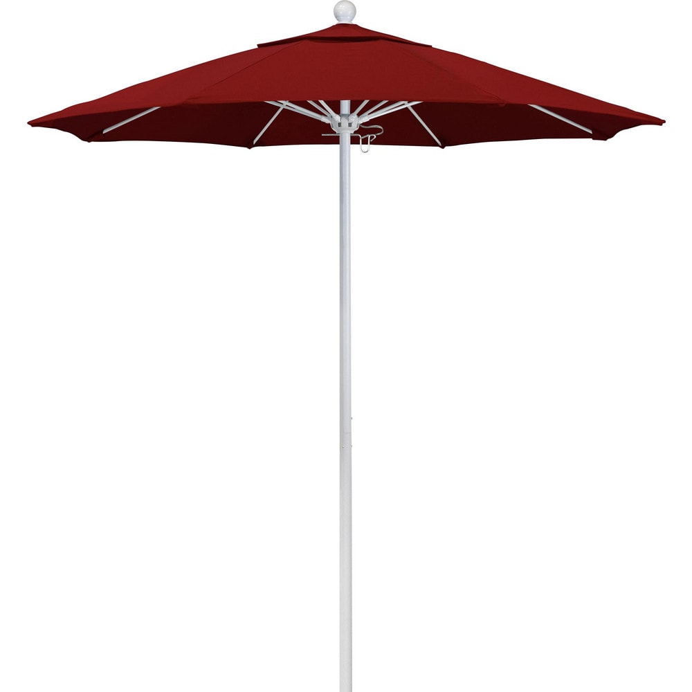 California Umbrella - Patio Umbrellas; Fabric Color: Red; Frame ...