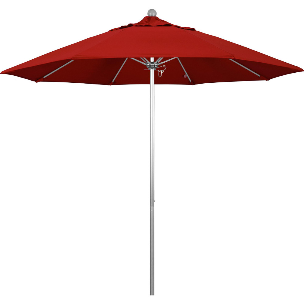 California Umbrella Patio Umbrellas; Fabric Color Red; Frame