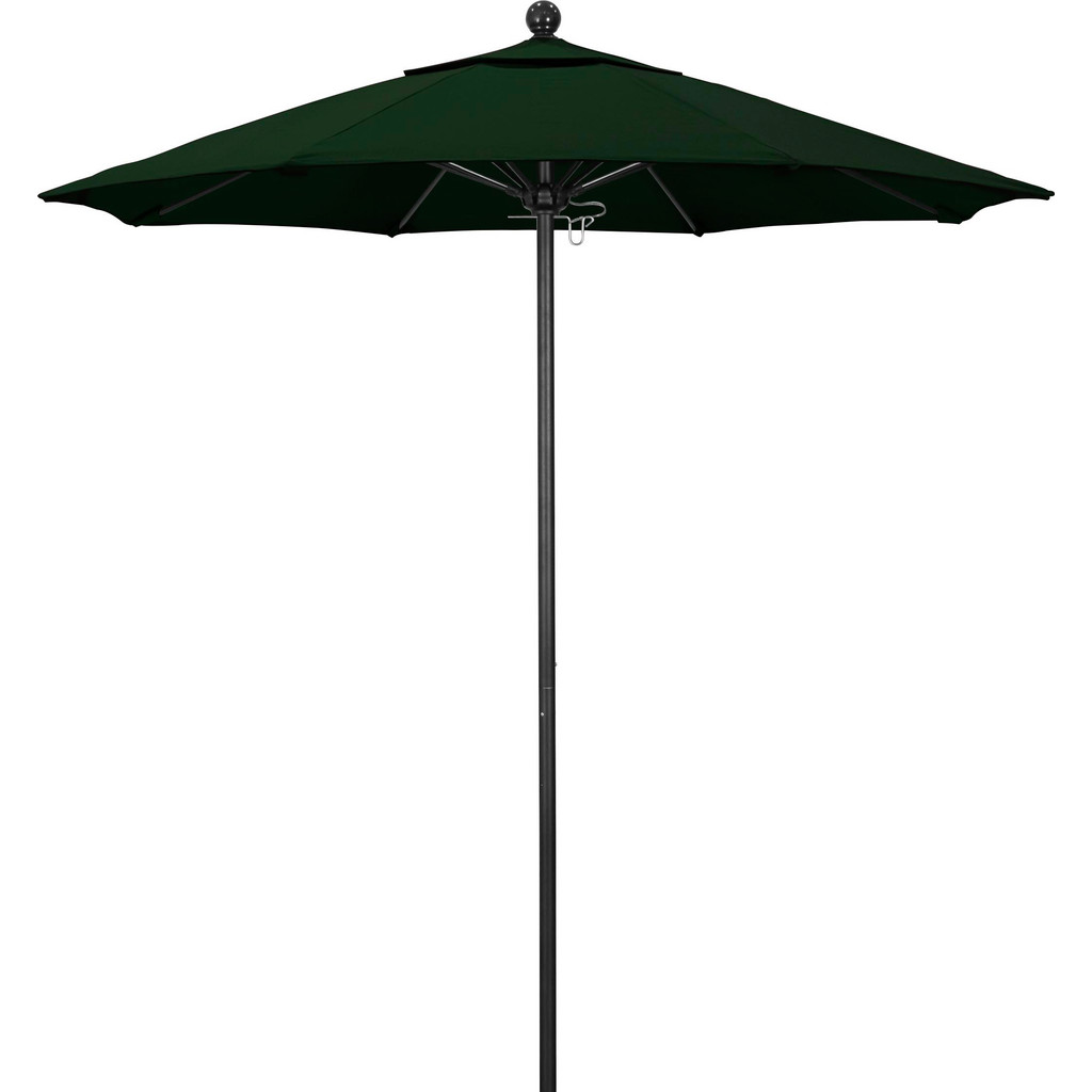 hunter green patio umbrellas Formosa Covers 7.5ft aluminum market umbrella crank & tilt color tilt function for easy opening and closing 7.5' Market Bronze Frame Hunter