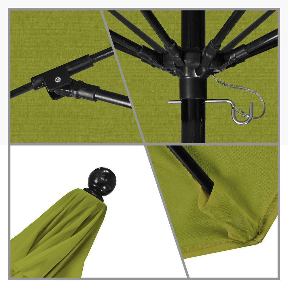 California Umbrella Patio Umbrellas; Fabric Color Kiwi; Frame