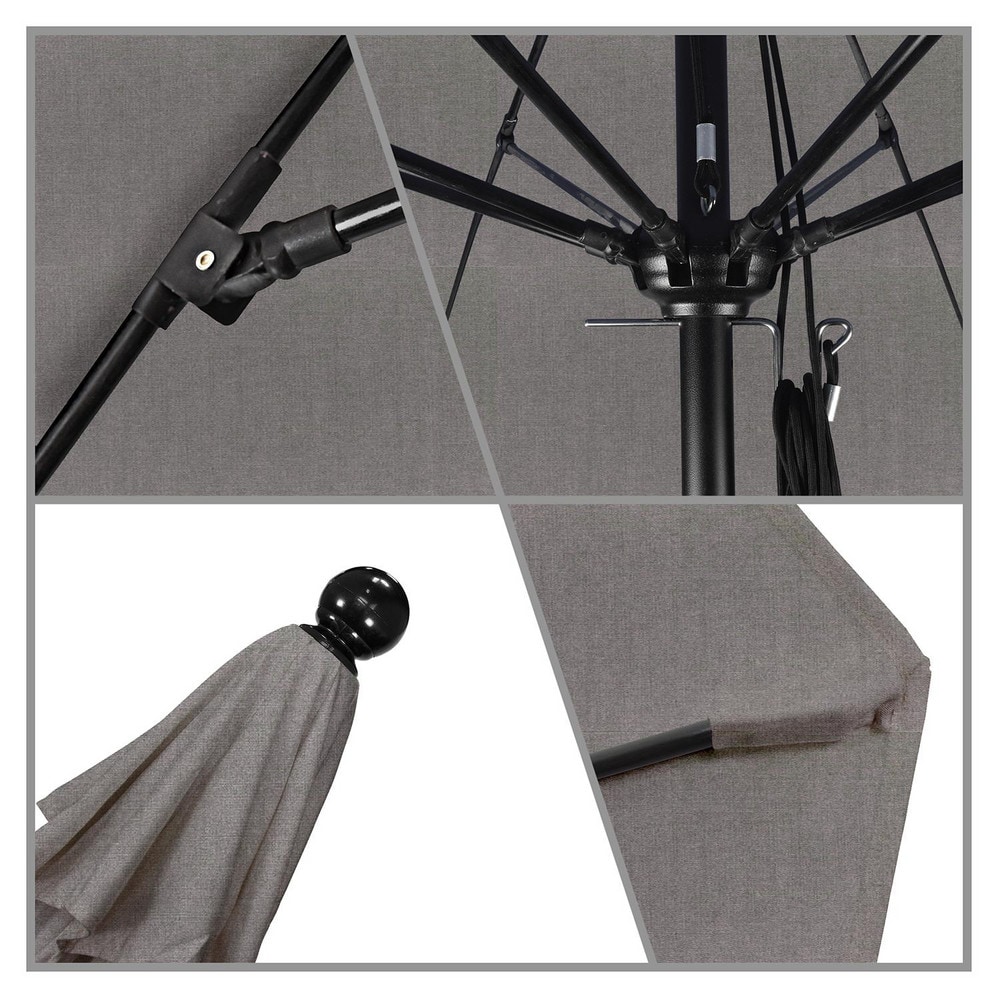 California Umbrella - Patio Umbrellas; Fabric Color: Taupe; Frame ...