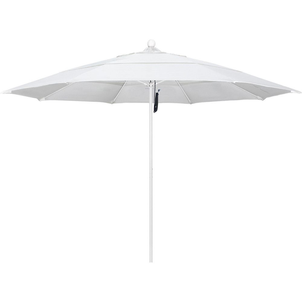 California Umbrella Patio Umbrellas; Fabric Color Woven Granite