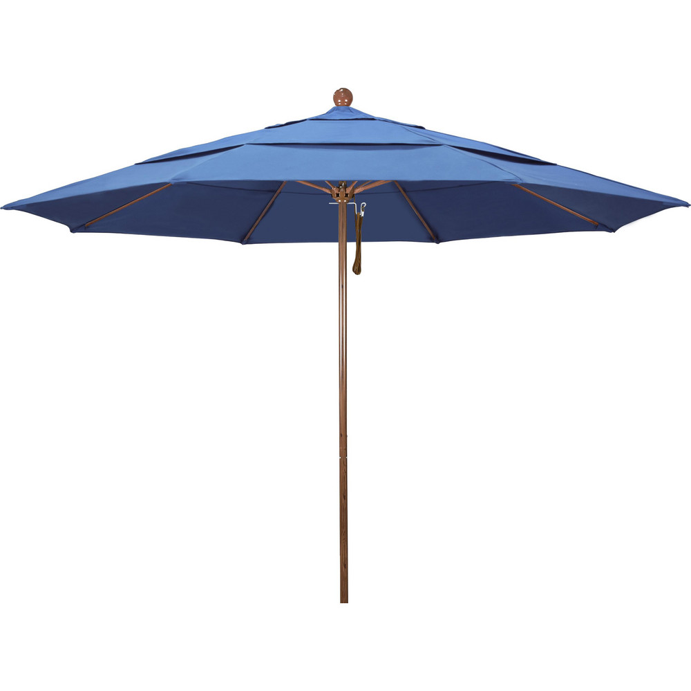 California Umbrella Patio Umbrellas; Fabric Color Capri; Frame