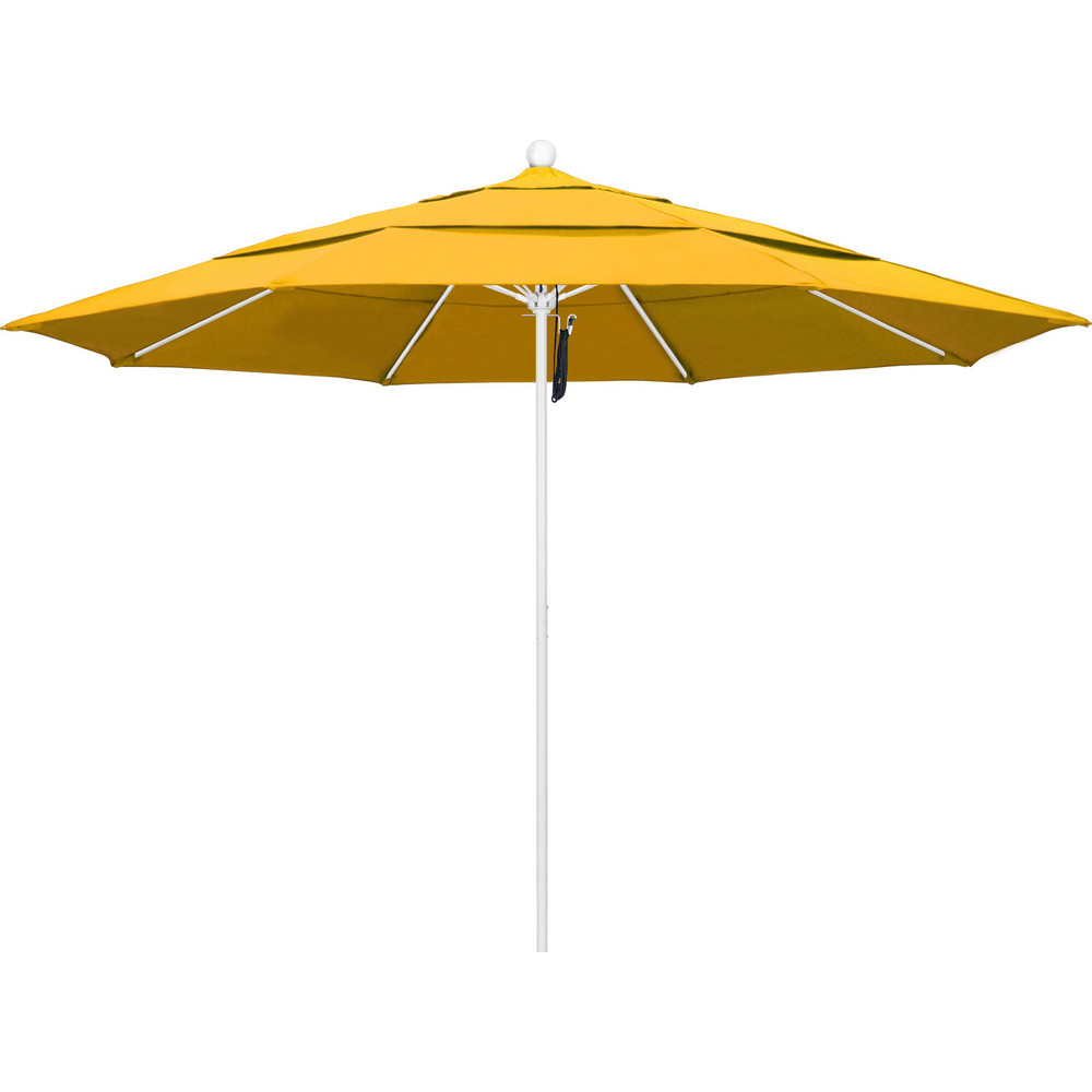 California Umbrella Patio Umbrellas; Fabric Color Yellow; Frame