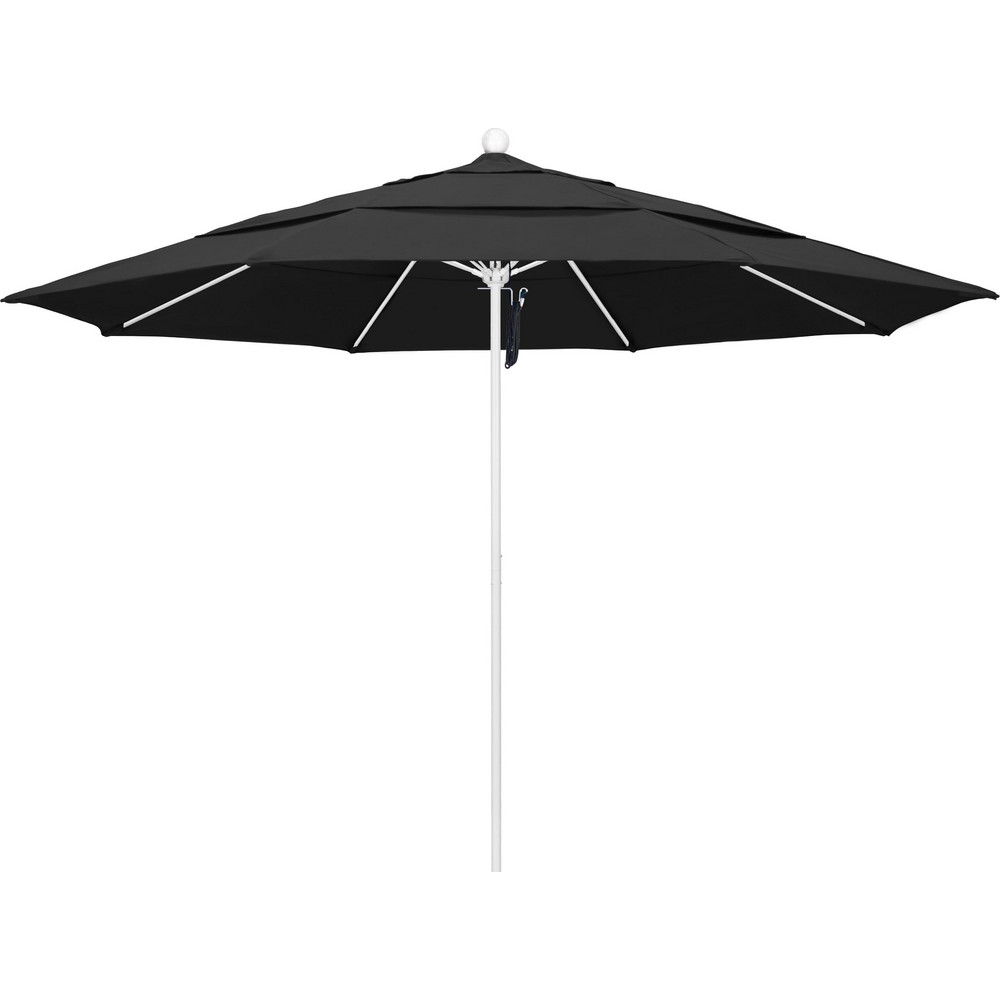 California Umbrella Patio Umbrellas; Fabric Color Black; Frame
