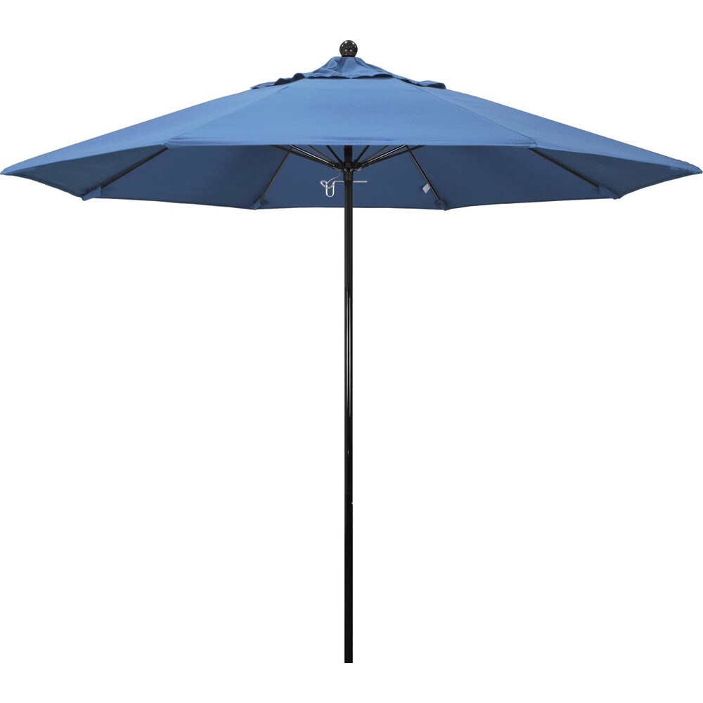 California Umbrella - Patio Umbrellas; Fabric Color: Frost Blue; Frame ...