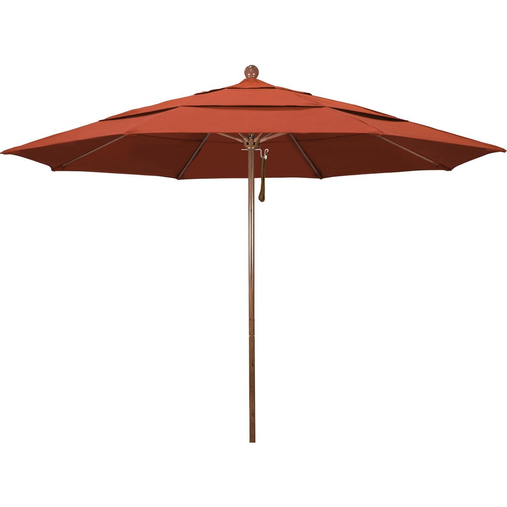 California Umbrella - Patio Umbrellas; Fabric Color: Sunset; Frame ...