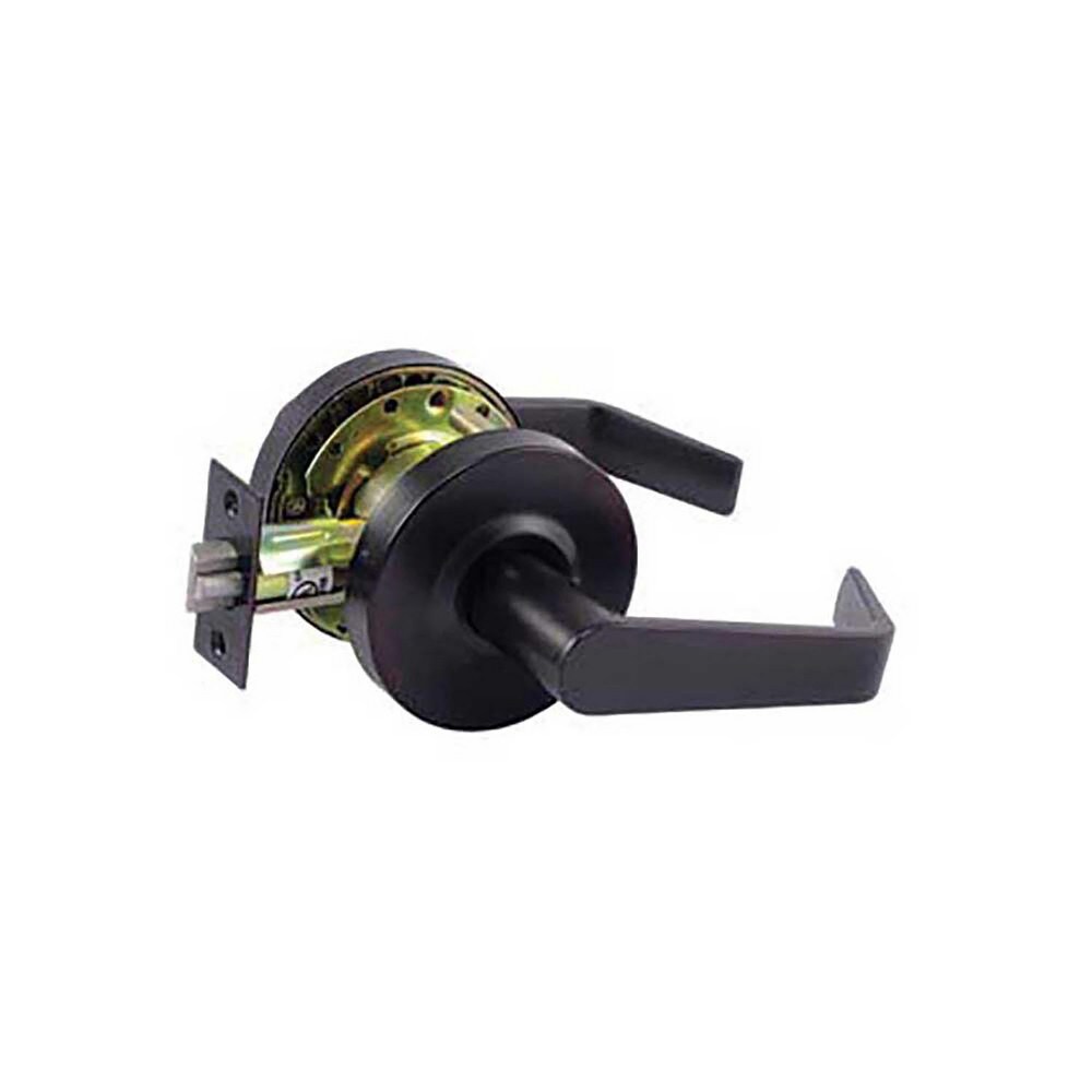 Lever Locksets; Lockset Type: Passage ; Key Type: Keyless ; Strike Type: ASA Strike ; Material: Steel ; Finish: Oil Rubbed Bronze ; Lockset Grade: Grade 2