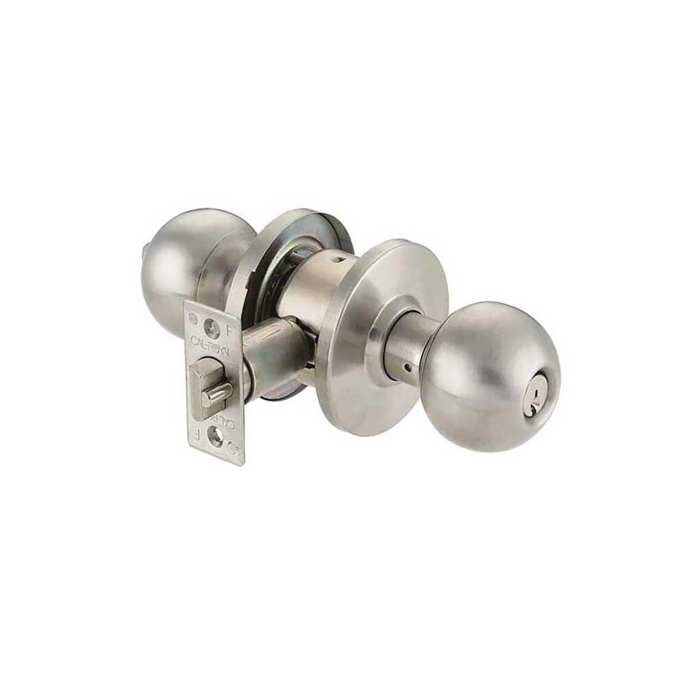 Knob Locksets; Type: Storeroom; Conventional ; Key Type: Keyed Different ; Material: Cold Rolled Steel ; Finish/Coating: Satin Stainless Steel ; Compatible Door Thickness: 1 3/8 - 1 3/4 ; Material: Cold Rolled Steel