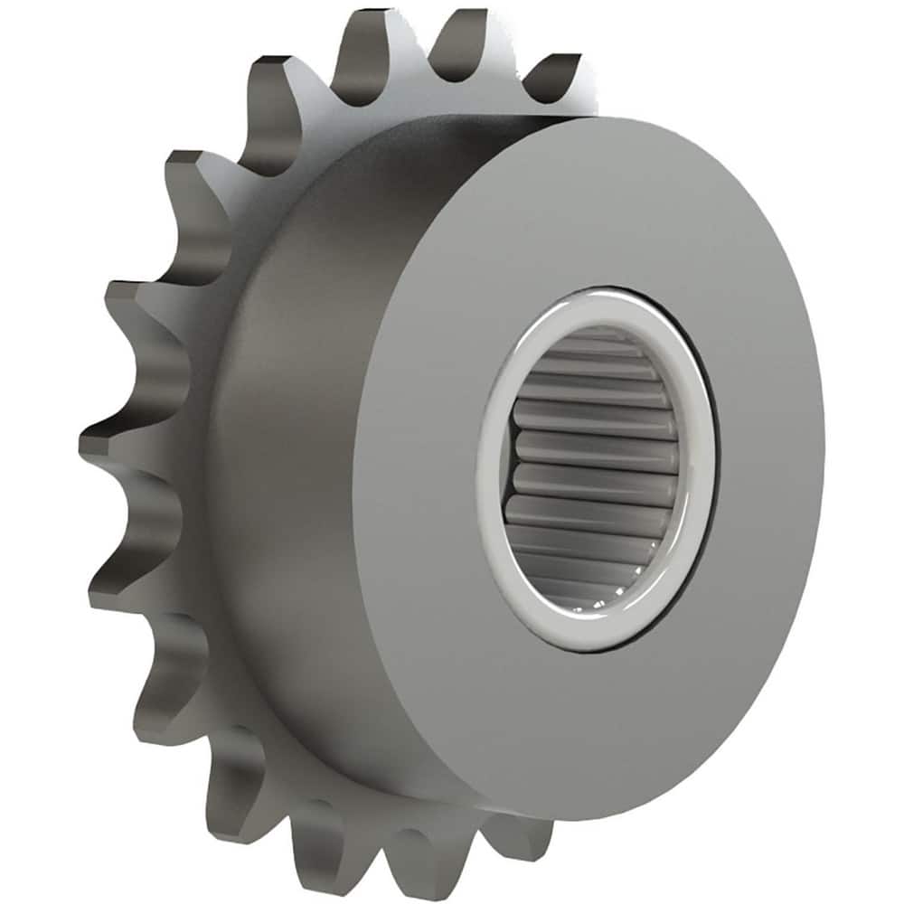 Chain Idler Sprockets; Bore Diameter: 1.5000 (Decimal Inch); Hub Diameter: 3.5625 ; Pitch: 1.25in ; Compatible Shaft Diameter: 1.5in ; Number Of Strands: 1 ; Bearing Type: Needle