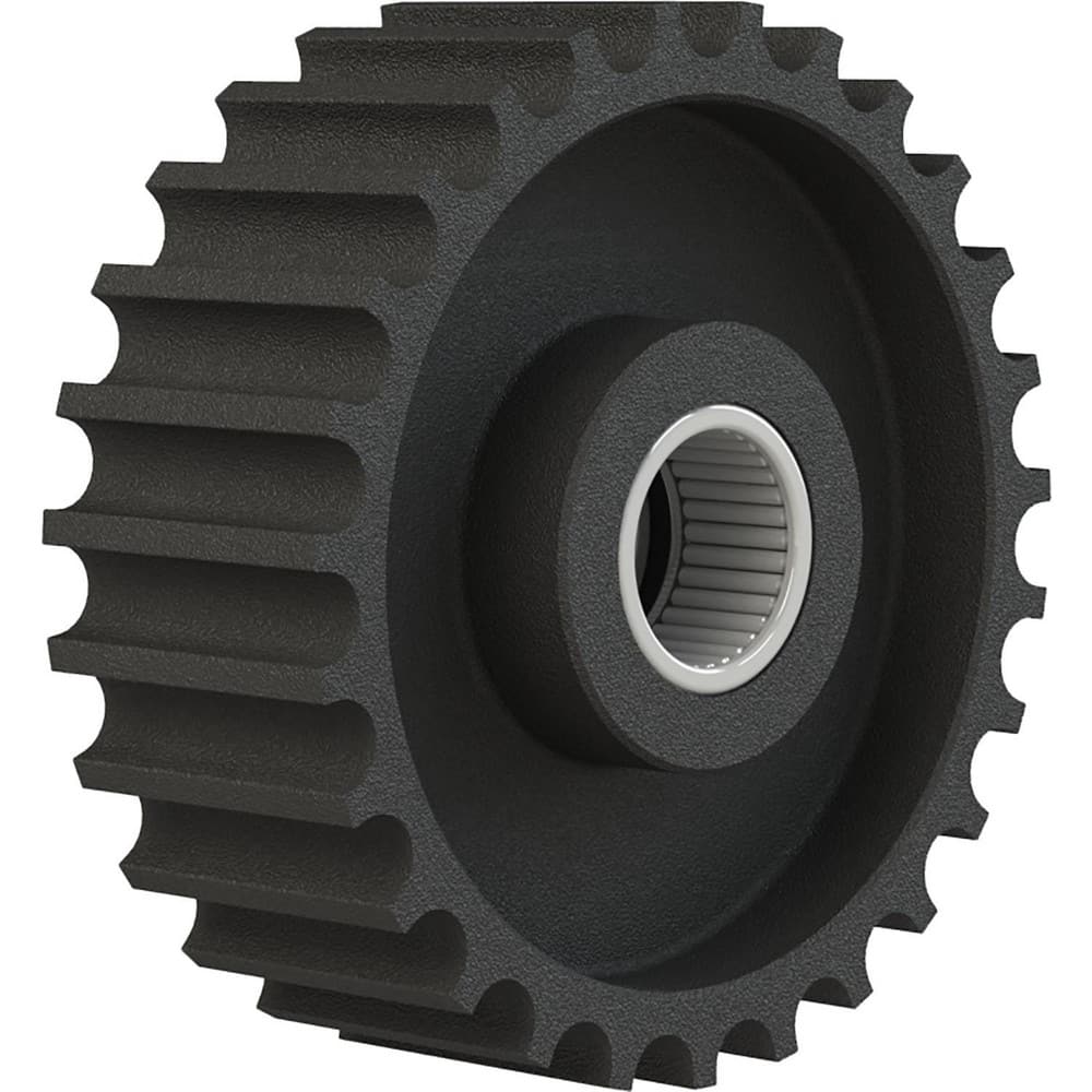 Drive Tighteners, Idlers & Aligners; Product Type: Powergrip HTD Idler Sprocket ; Material: Composite Nylon ; Overall Width: 2 ; Mounting Hole Diameter: 1.0000 ; Bore Diameter: 1.0000 ; Overall Diameter: 2.859