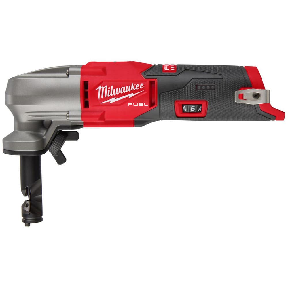 Power Nibblers; Minimum Cutting Radius (Inch): 3-1/4 ; Includes: (1) M12 FUEL 16 Gauge Nibbler, (1) Chip Collection Bag ; Standards: UL Listed ; Brushless Motor: Yes ; Series: M12 FUEL ; Number Of Batteries: 0
