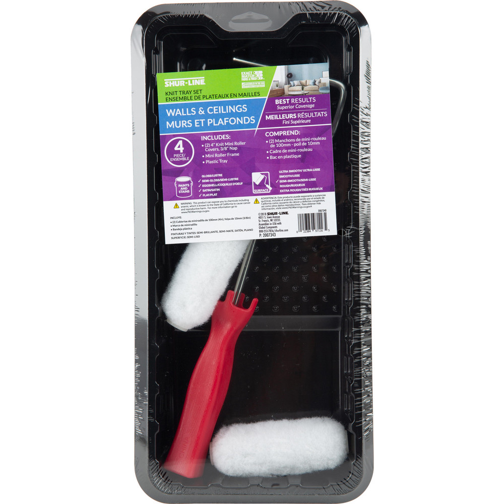 ShurLine Paint Roller Sets; Type Mini Roller/Tray Kit ; Kit Type