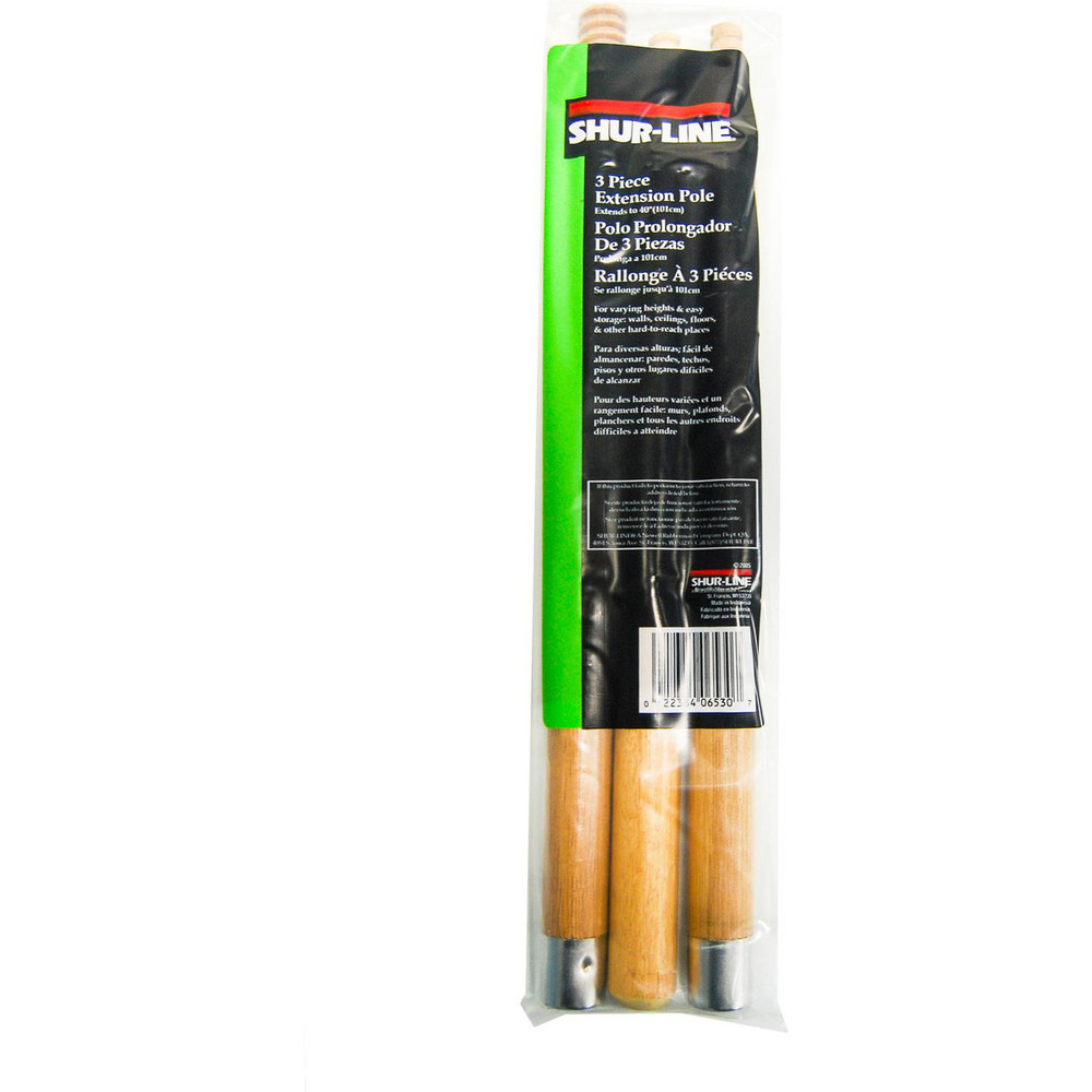 ShurLine Paint Roller Extension Poles; Connection Type Threaded