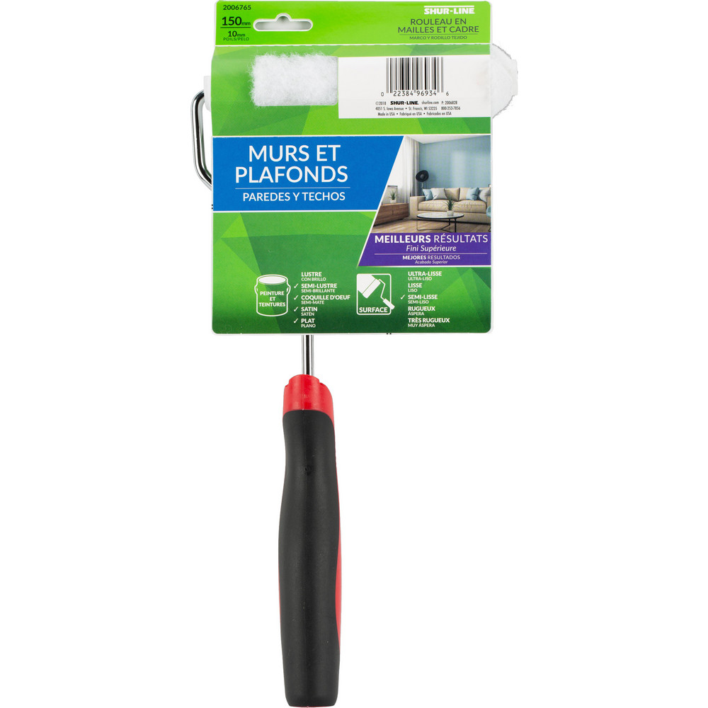 ShurLine Paint Roller Sets; Kit Type Roller & Frame Combo; Roller