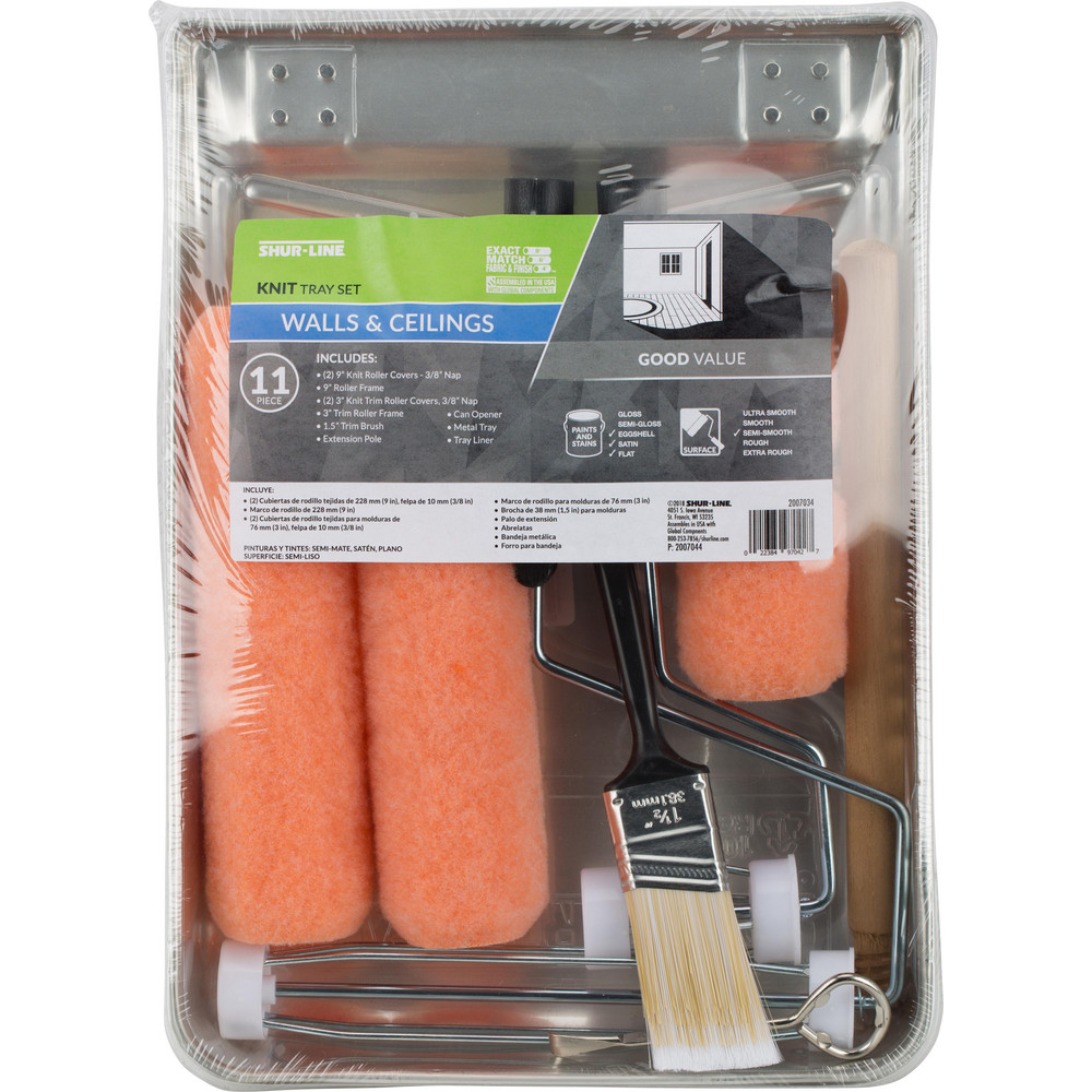 ShurLine Paint Roller Sets; Type Paint Roller Set; Trim Roller; Knit; Kit Type Paint Roller