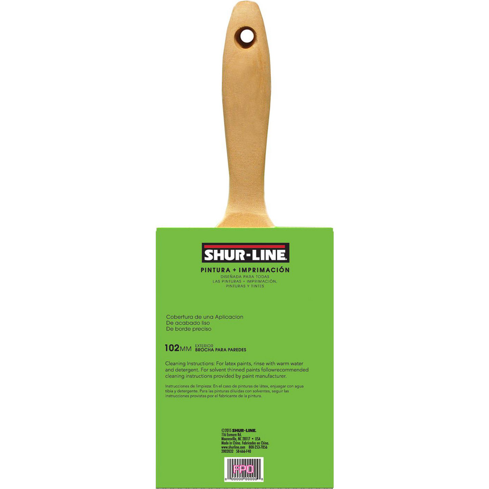 ShurLine Paint Brushes; Brush Type Flat Brush ; Bristle Shape Flat