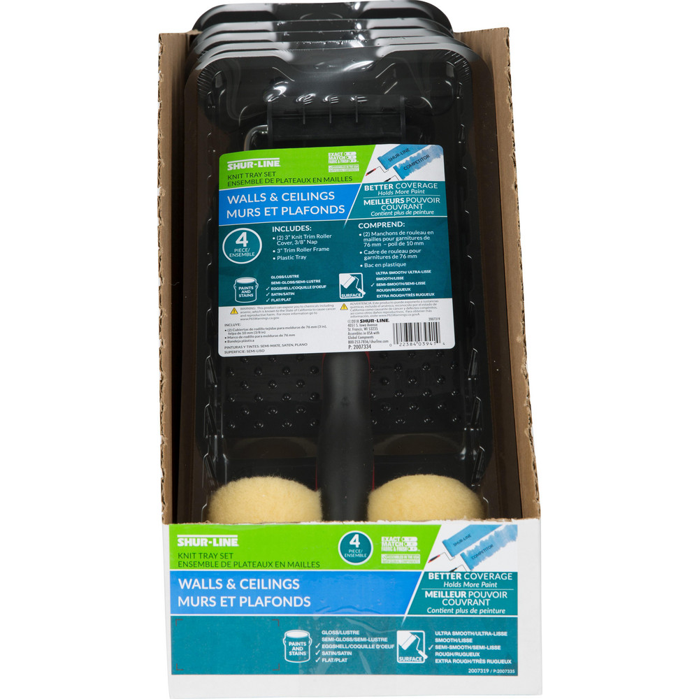 ShurLine Paint Roller Sets; Kit Type Paint Roller, Trim Roller
