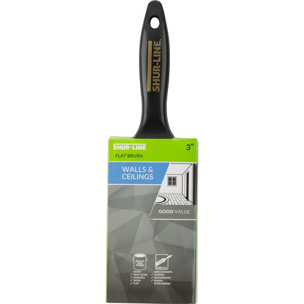 ShurLine Paint Brushes; Brush Type Flat Brush ; Bristle Shape Flat