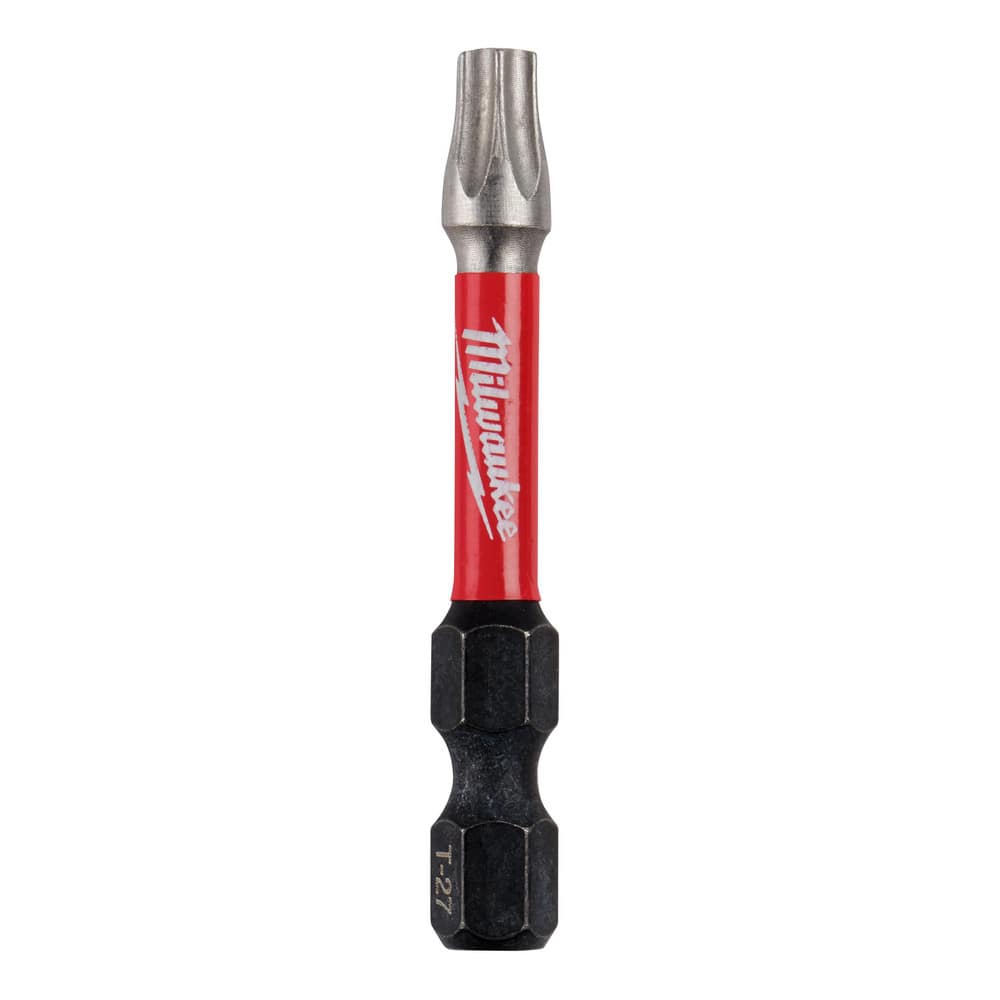 Torx Screwdriver Bits; End Type: Torx ; Torx Size: T27 ; Overall Length (Inch): 2 ; Material: Steel ; Hex Size (Inch): 1/4