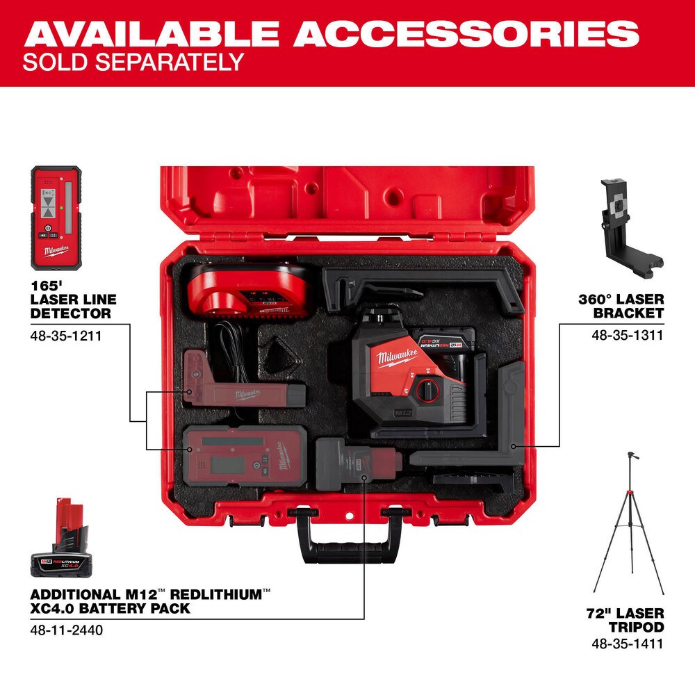 Alignment Laser Level: 1 Beam, Class I, Green Beam