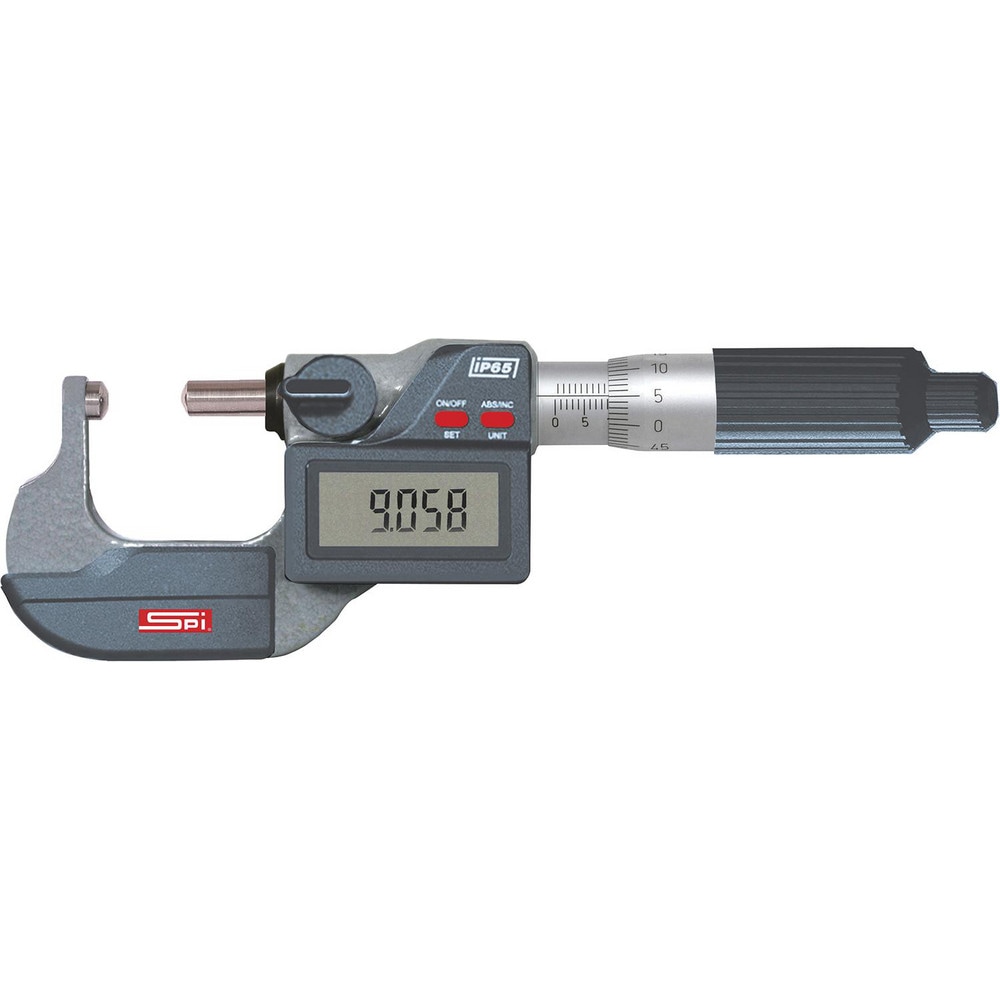 Ball Anvil Micrometers; Operation Type: Electronic; Minimum Measurement: 1; Minimum Measurement (mm): 1; Maximum Measurement: 2.00; Maximum Measurement (Inch): 2.00; Maximum Measurement (mm): 2.00; Digital Counter: Yes; Accuracy: 1.0001 in; Graduation: 0.