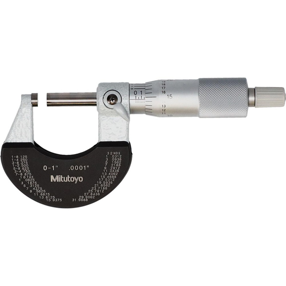 Mitutoyo 102-327-10 Mechanical Outside Micrometer: 1" Range, 0.0001" Graduation Image