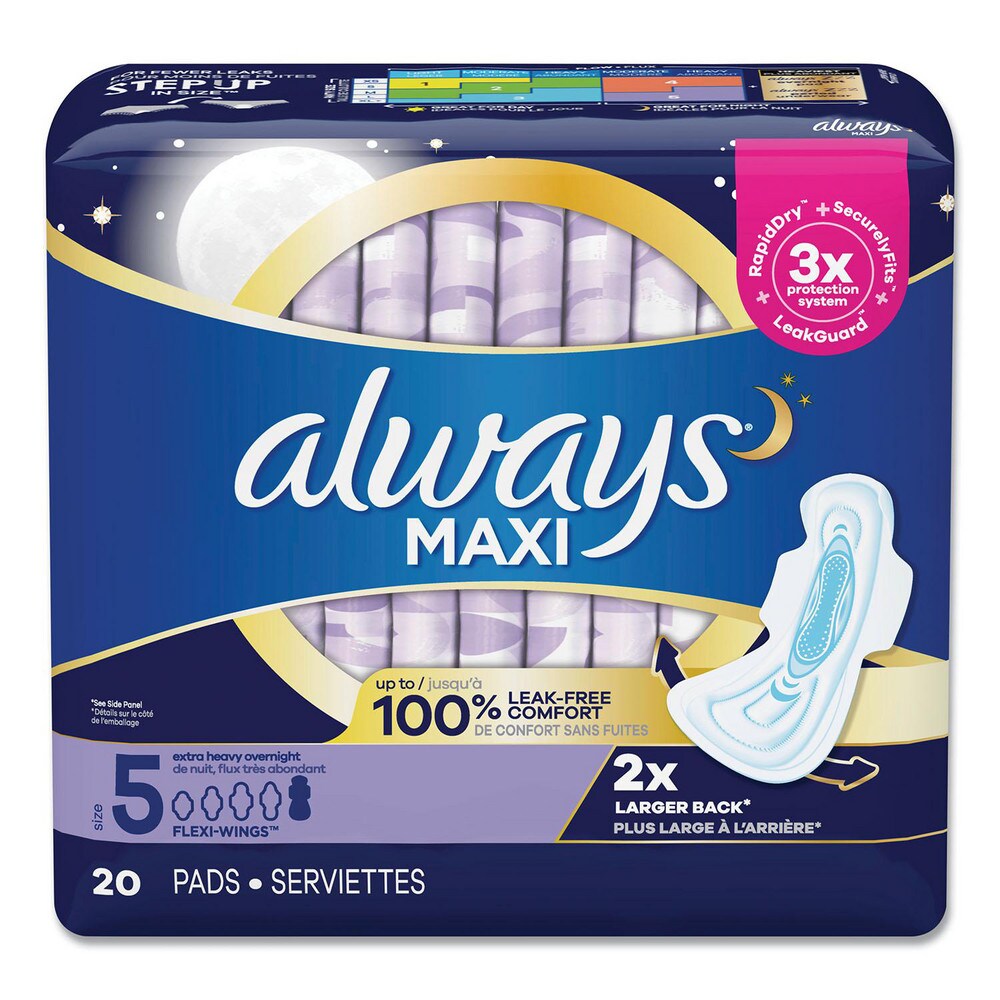 Feminine Hygiene Products; Type: Sanitary Napkin ; Absorption Level: Extra Heavy