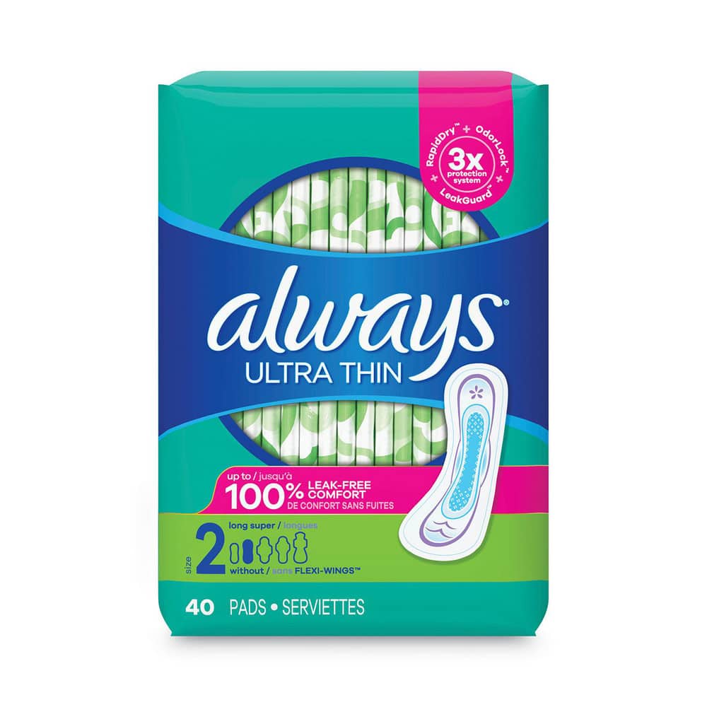 Always PGC59874 Feminine Hygiene Products; Type: Sanitary Napkin ; Absorption Level: Super Plus 