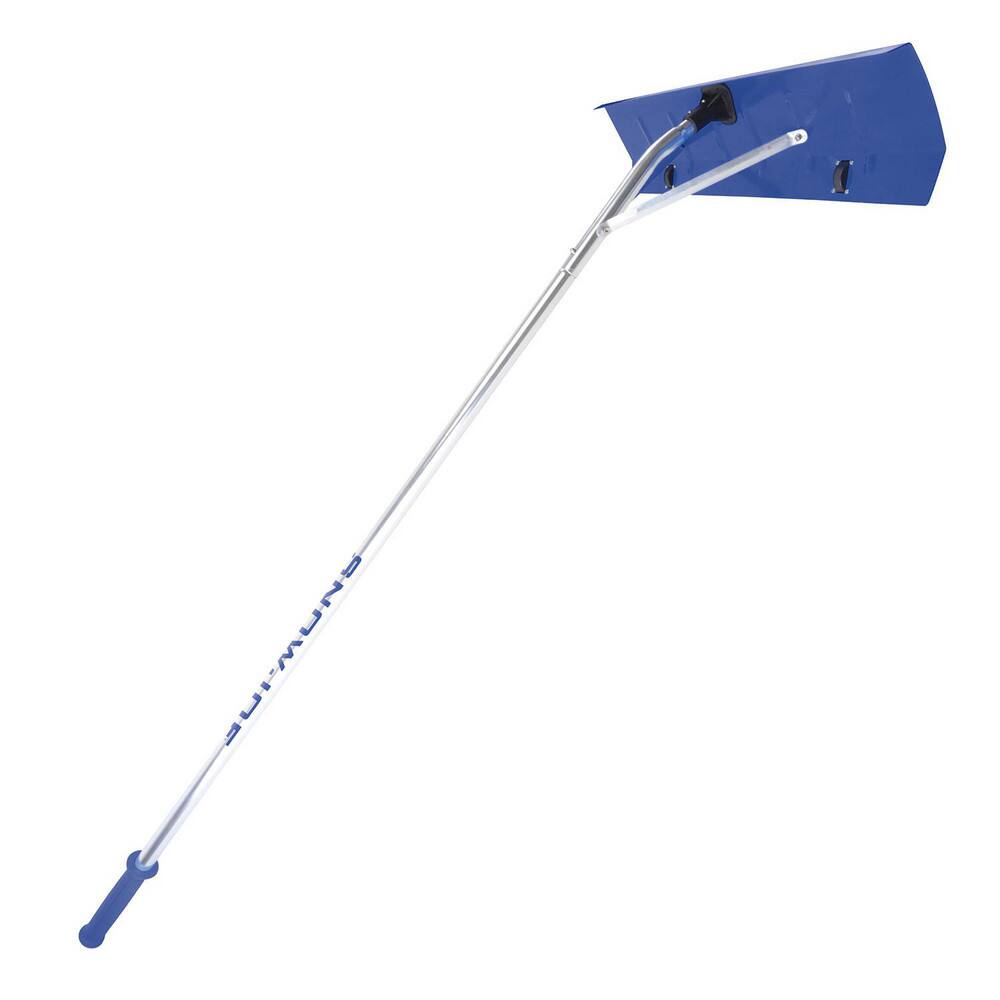 Snow Shovels & Scrapers; Product Type: Pusher Shovel ; Handle Type: Straight ; Handle Material: Rubber; Aluminum ; Blade Material: Aluminum ; Handle Length (Feet): 20.00 ; Overall Length (Inch): 22