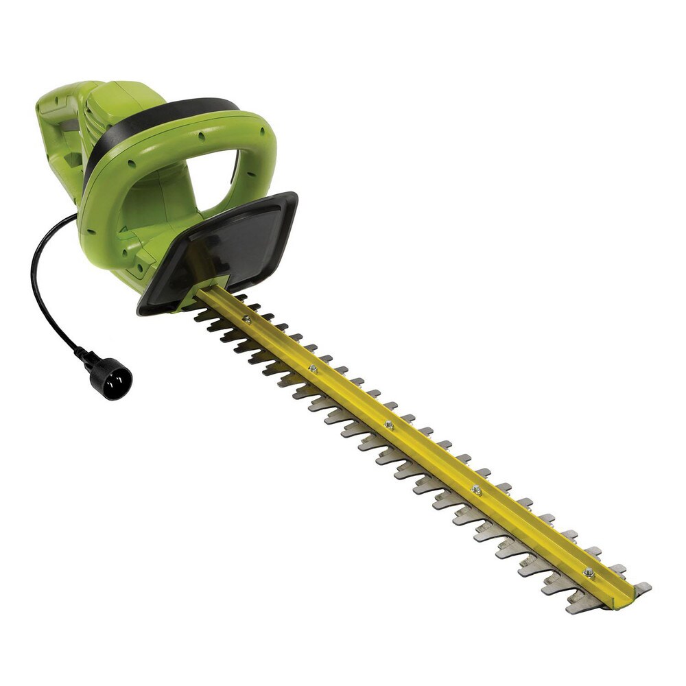 Hedge Trimmer: Electric Power, Double-Sided Blade, 22" Cutting Width