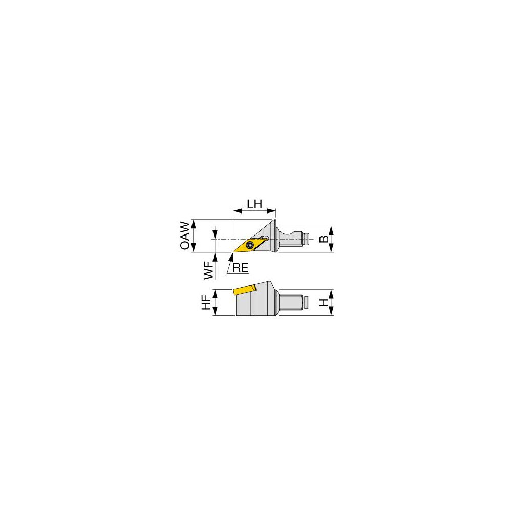 Tungaloy Modular Turning Profiling Head Size QC12 0 768 Head 