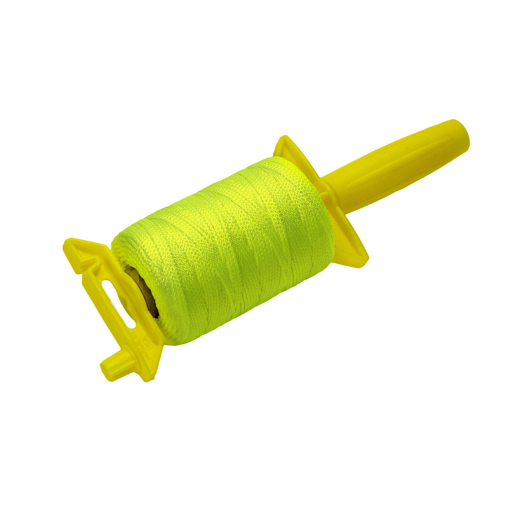 Mason Line Twine: #18 Twine Dia, Nylon, Yellow - 120 lb Breaking Strength