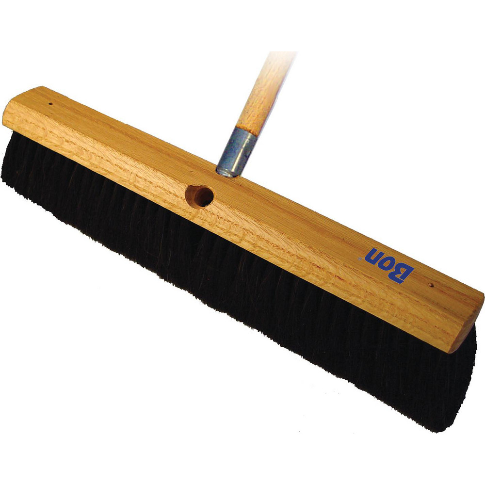Bon Tool Push Brooms; Block Material Wood ; Broom Width (Inch) 18