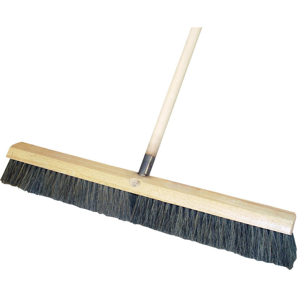 Bon Tool Push Brooms; Block Material Wood ; Broom Width (Inch) 24
