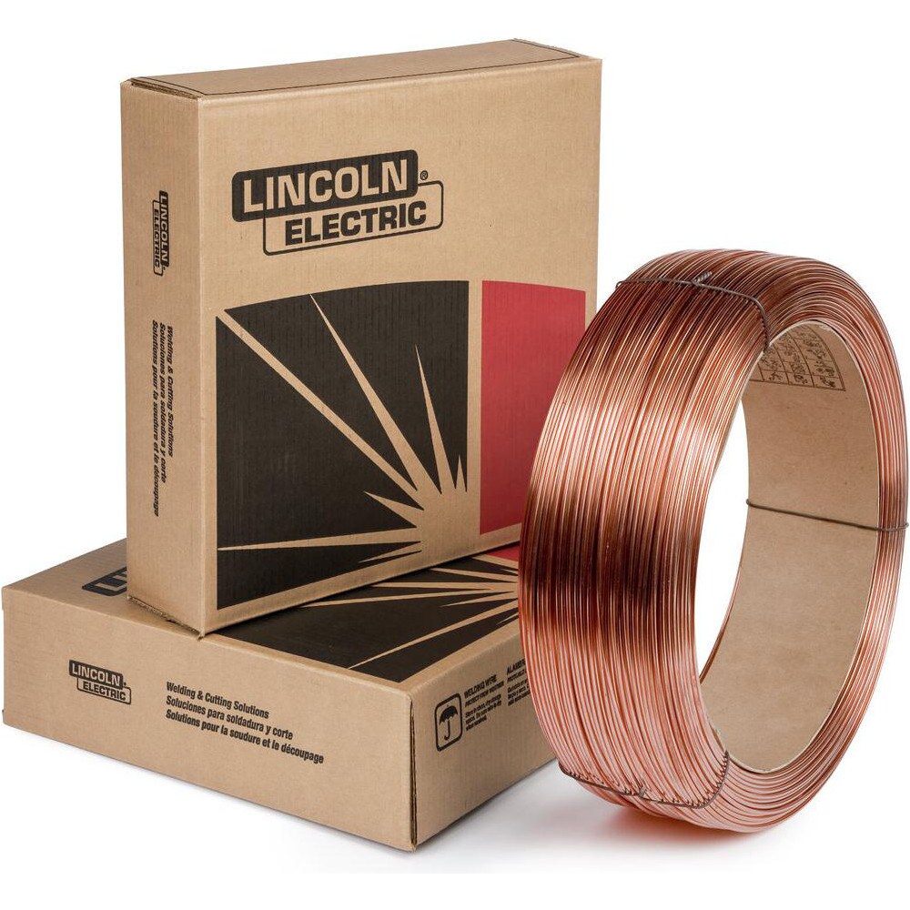 MIG Solid Welding Wire: 0.156" Dia, Steel Alloy