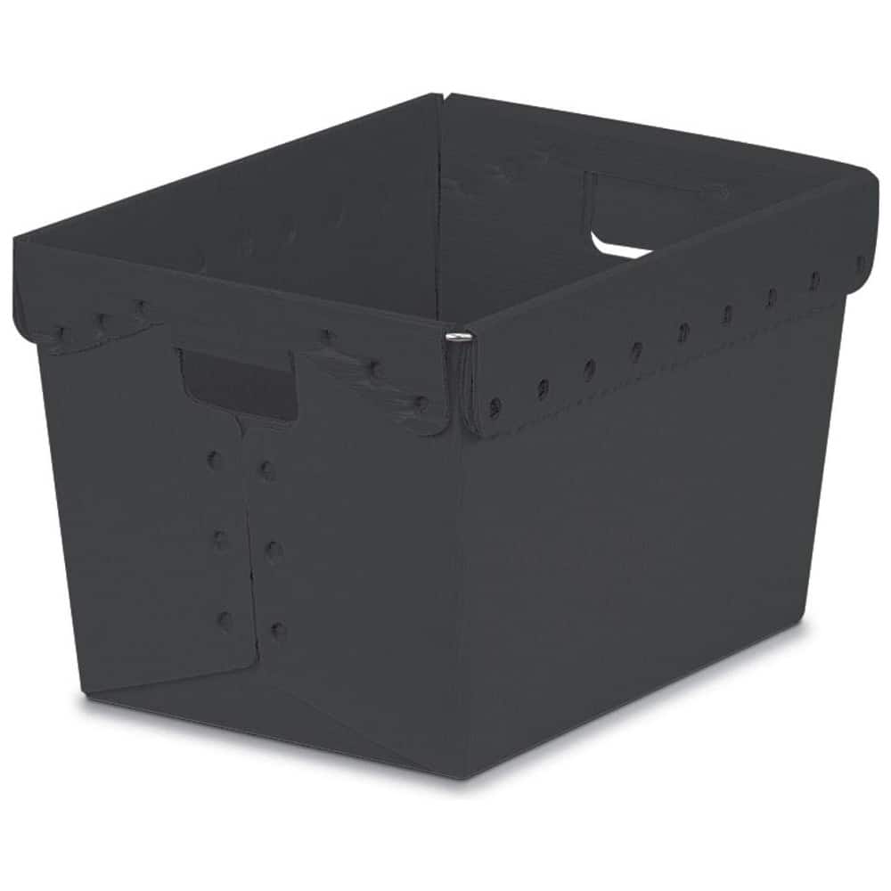 Plastic Storage Tote: 11.375" High, 13.25" Wide, 24.5" Long