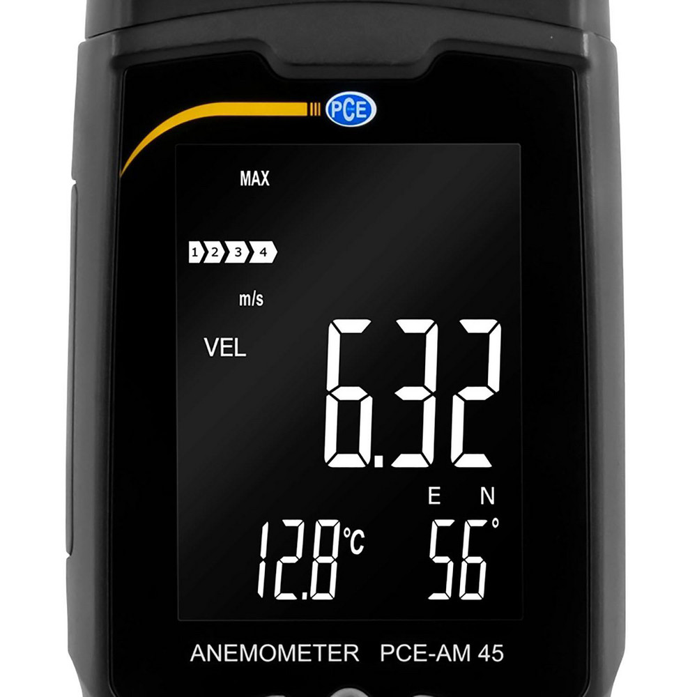 PCE Instruments - Airflow Meters: Meter Type: Integral Vane Anemometer ...
