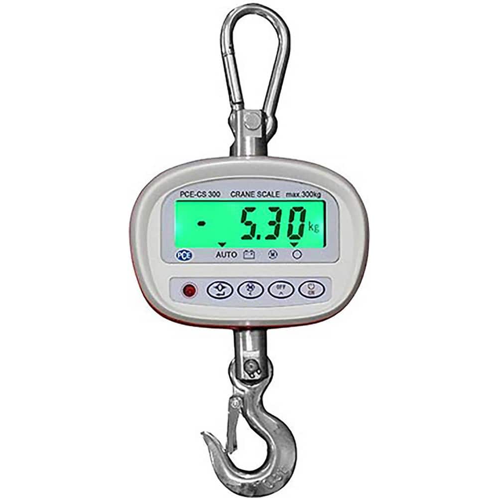Crane Scale Digital Industrial Heavy Duty Hanging Scale, Blue Case Weight Scale Hook Lift Farms, Fish, Deer, Size: Large