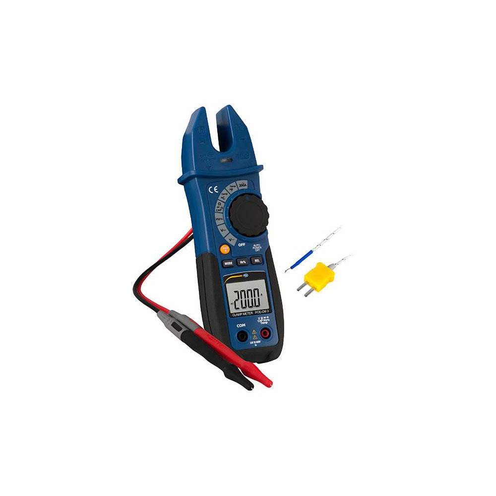 PCE Instruments - Compact Manual Ranging & Voltage Clamp Meter: CAT I ...