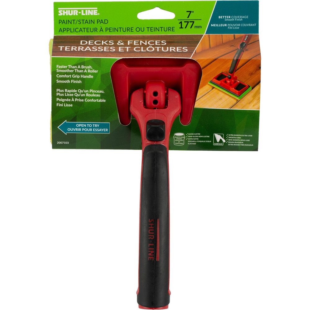 ShurLine Paint Pads; Application Fences, Decks; Size 7; For Use