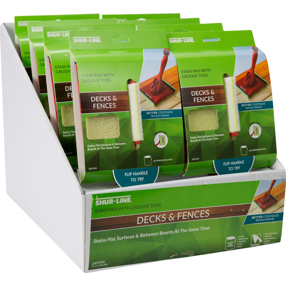 ShurLine Paint Pads; Application Decks, Exterior Planking; Size 7