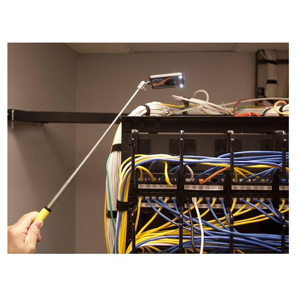 General Telescoping Inspection Mirror Rectangular, Glass Mirror