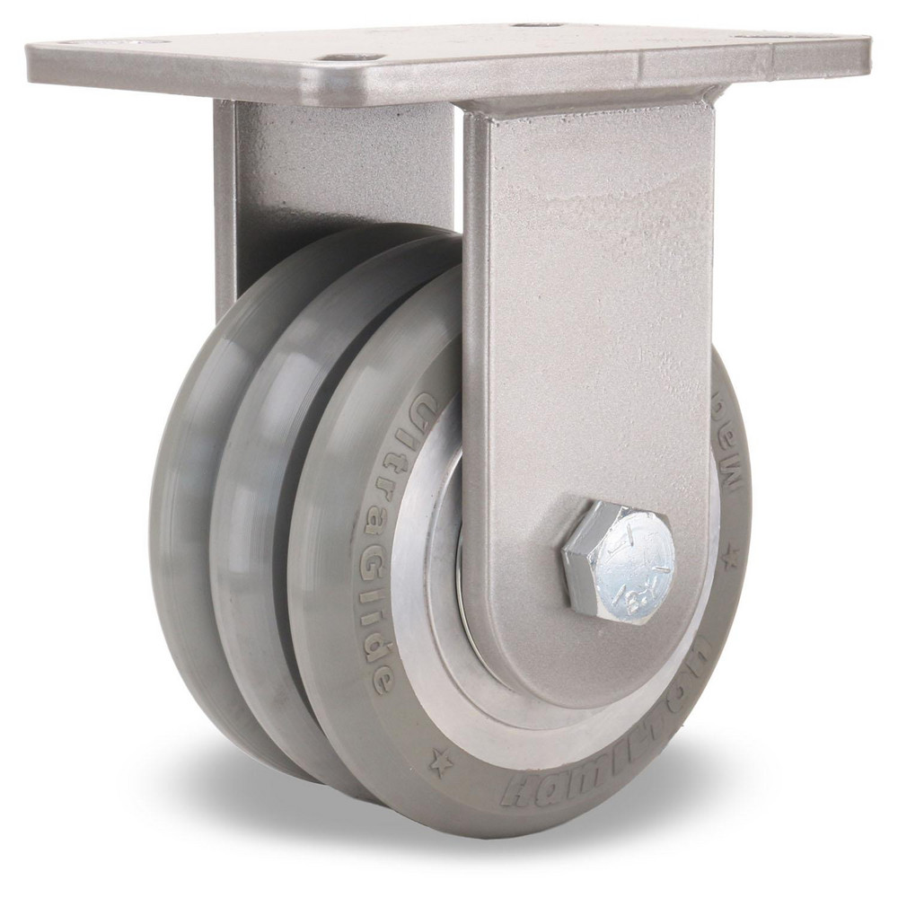 RWM Casters Signature Premium Rubber Wheel, Precision Ball Bearing 600 Lbs Capacity 6 Wheel Dia 2 Wheel Width 2 7 16 Plate Length - View #12