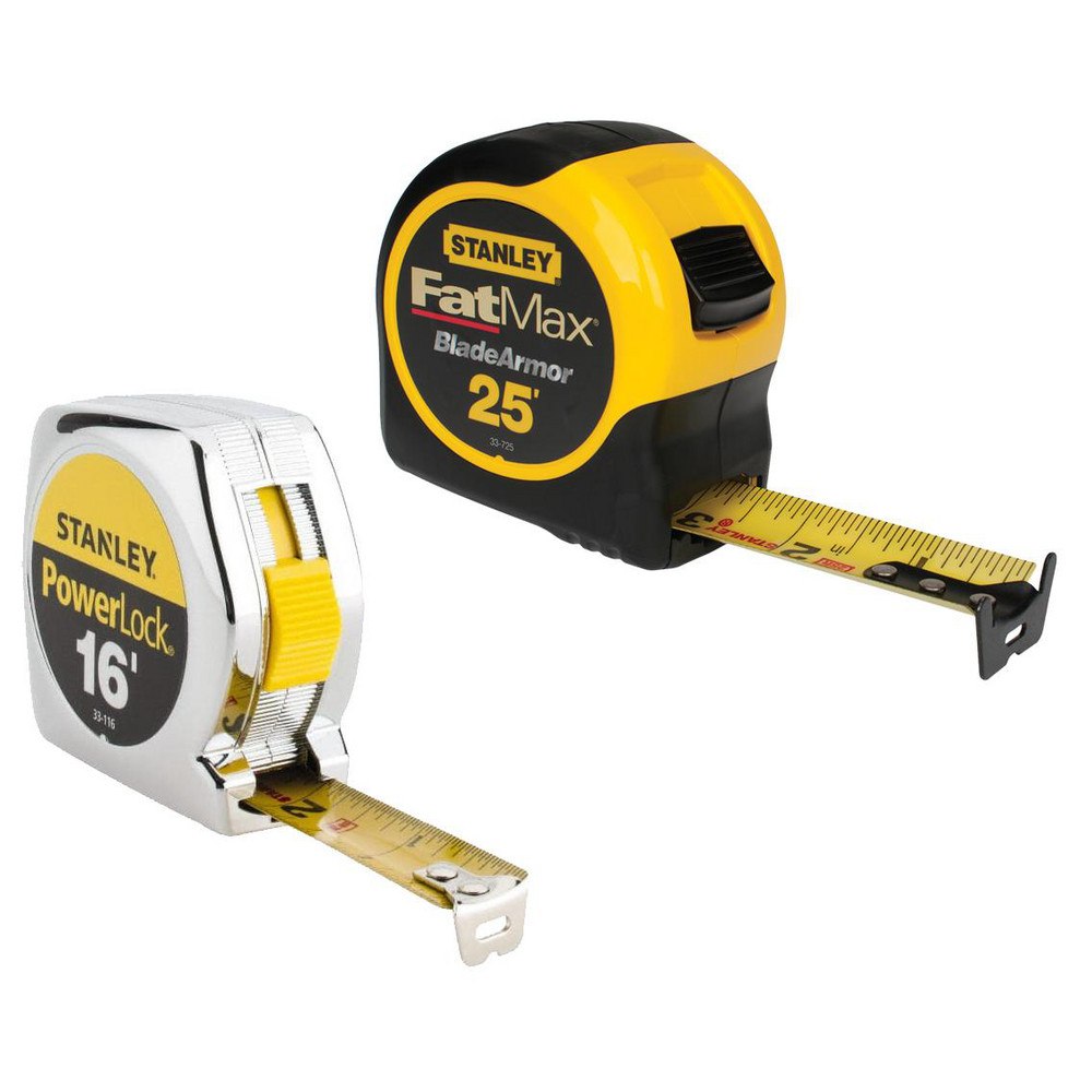 Stanley Tape Measures; Length (Feet) 25ft ; Length (Meters) 25ft