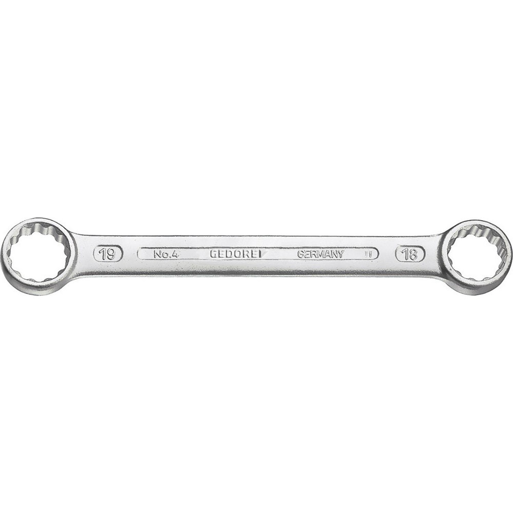 Gedore - Flat Ring Box End Wrench: 12 Point, Double End | MSC