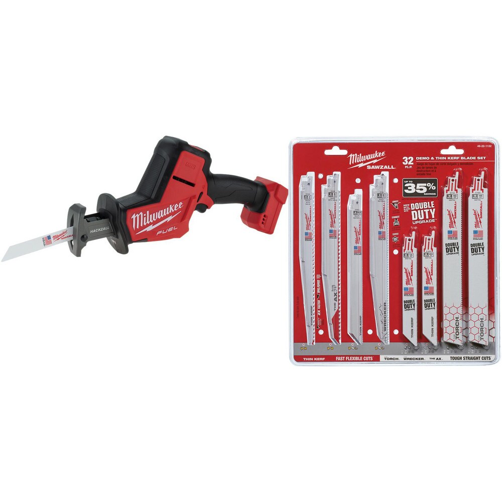 Cordless Reciprocating Saws; Voltage: 18.00 ; Stroke Type: Straight ; Battery Chemistry: Lithium-ion ; Battery Series: M18 ; Battery Capacity: 5Ah ; Charger Included: No