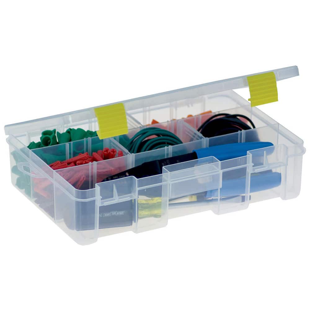 Small Parts Boxes & Organizers; Product Type: Compartment Box ; Lock Type: ProLatch ; Width (Inch): 7 ; Depth (Inch): 2-3/4 ; Number of Dividers: 5 ; Removable Dividers: Yes