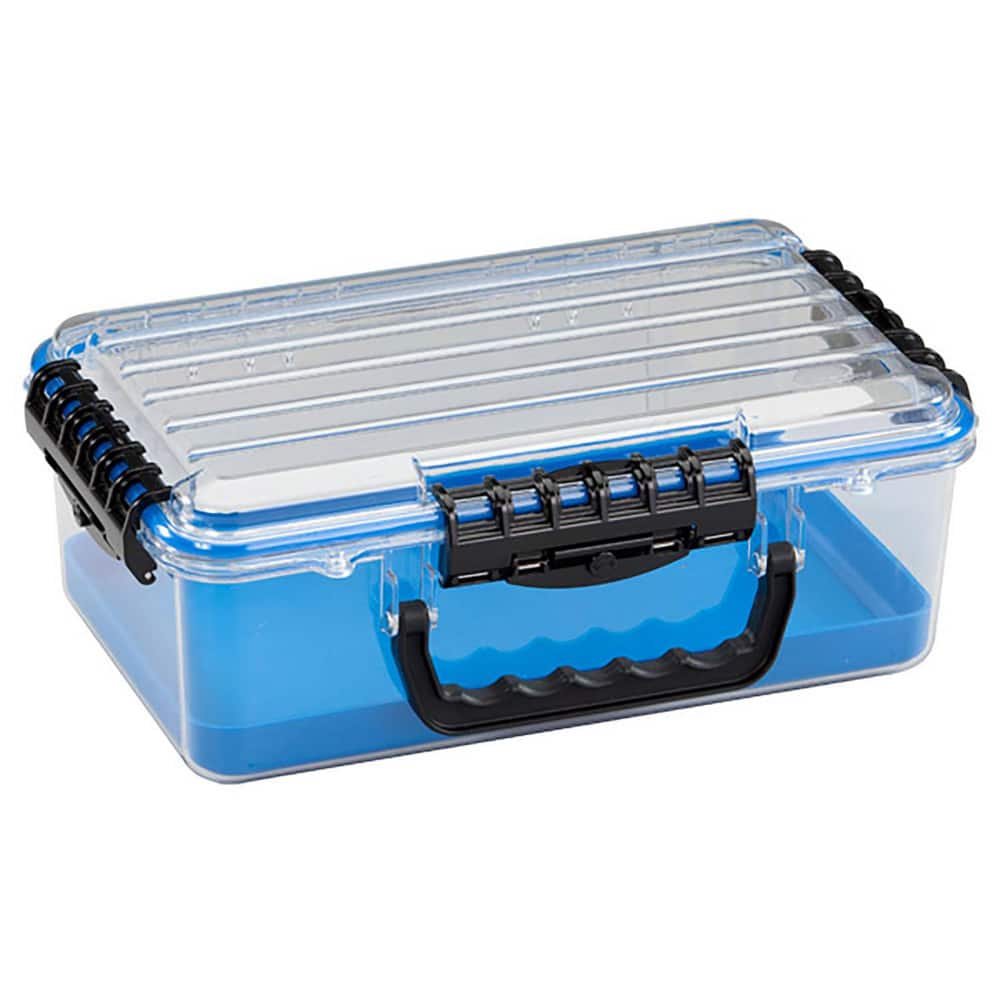 Plano Molding 147000 Small Parts Boxes & Organizers; Product Type: Storage Box ; Lock Type: Positive Snap ; Width (Inch): 9 ; Depth (Inch): 5 ; Number of Dividers: 0 ; Removable Dividers: No 